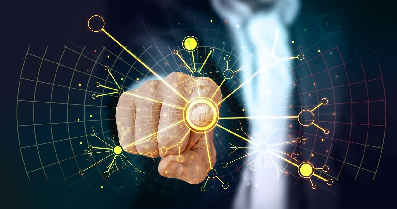 Dilema Ético en Inteligencia Artificial; Una representación conceptual de los desafíos éticos en la gestión de datos y tecnologías de IA.